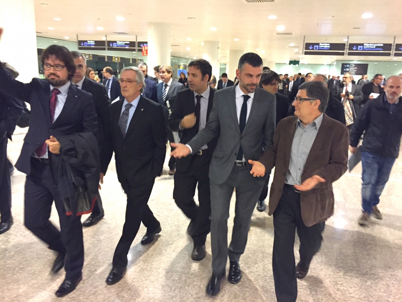Moment de la visita a la T1